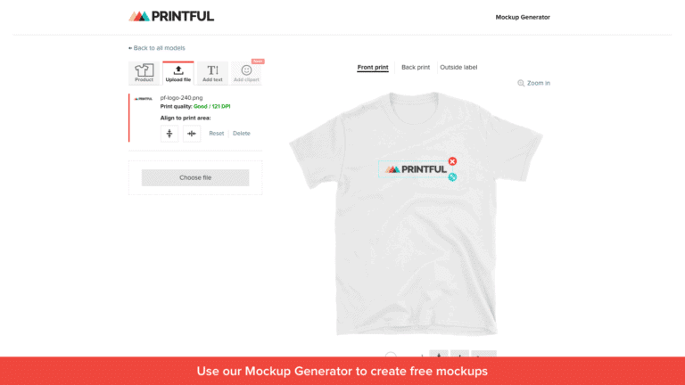 shopify t shirt print