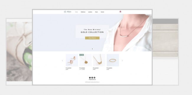 Wix Theme - Jewelry Niche