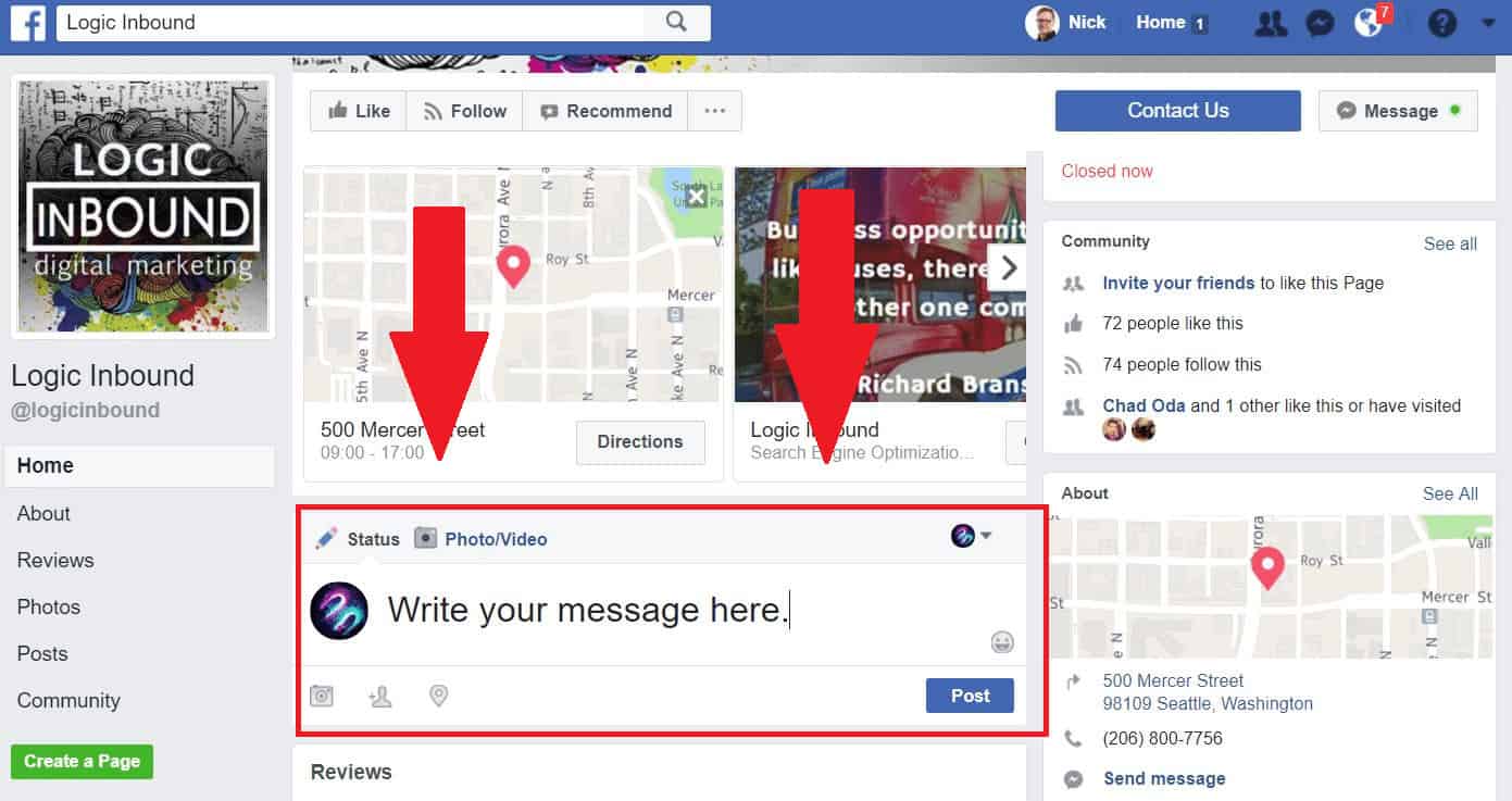 Facebook How to Use as Page