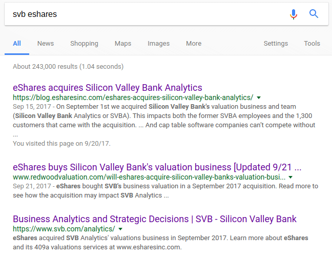 in this case study, we’ll give you a step-by-step breakdown of how logic inbound was able to propel redwood valuation partners llc (aka redwood valuation) to the front page of google on short notice to capitalize on a competitor’s acquisition, screenshot at