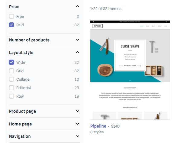 shopify themes