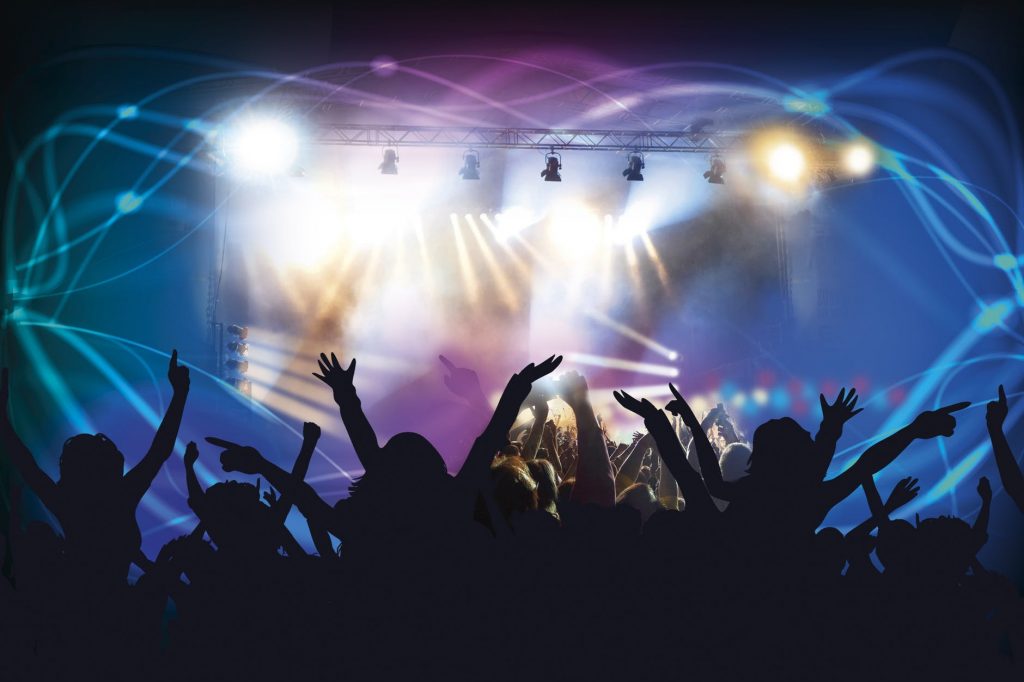 think of your page as a party you’re throwing, lights party dancing music
