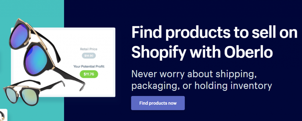 shopify vs squarespace - shopify oberlo dropshipping