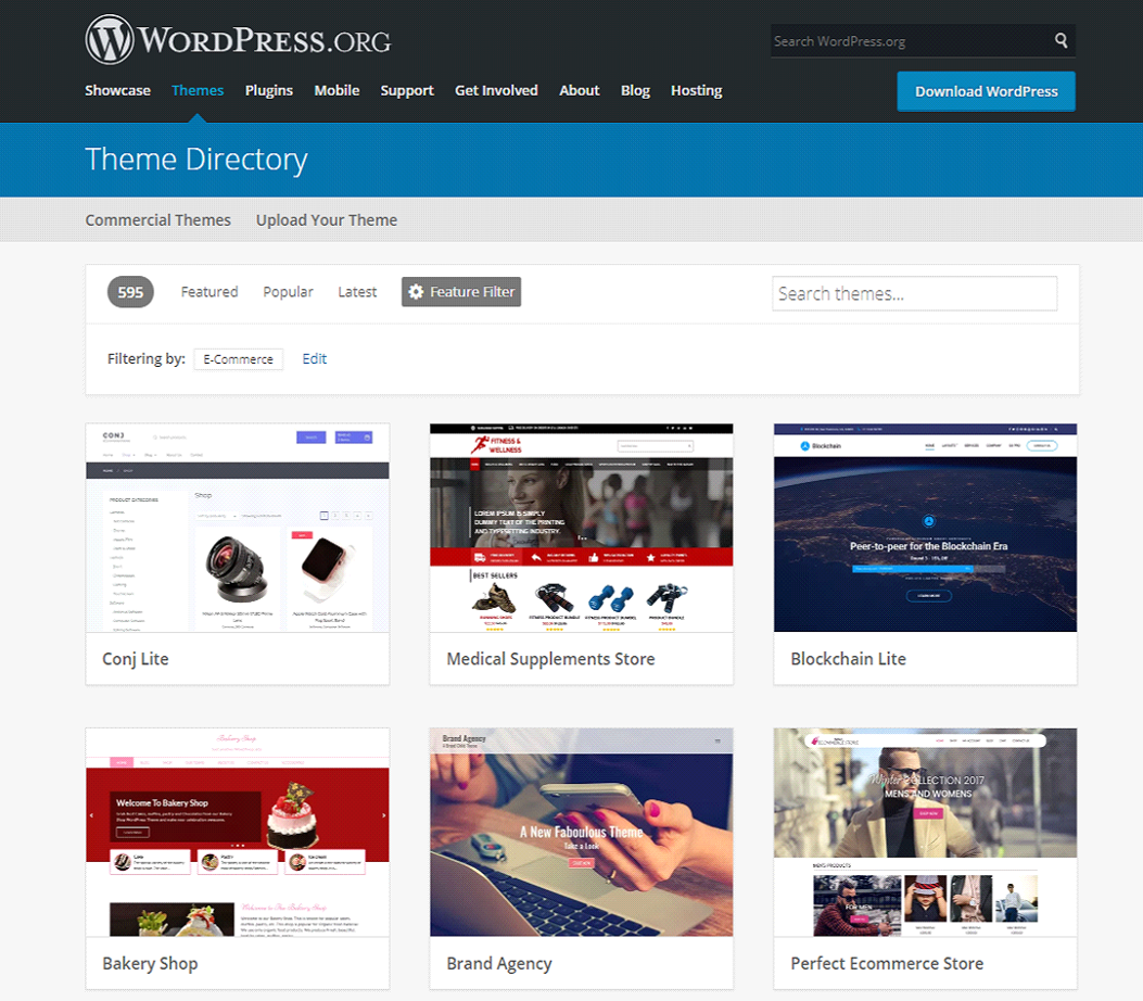 Wordpress theme store