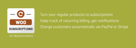 woocommerce subscriptions