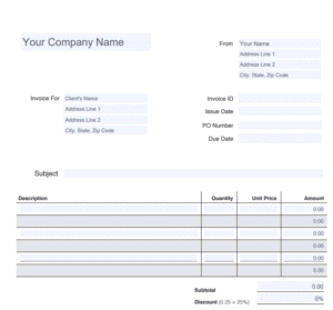 Best Free Invoice Templates: Rated! - Logic Inbound