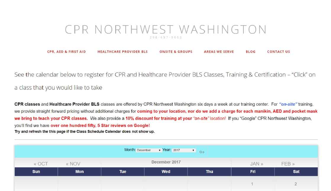 monthly traffic before campaign = visitors, cpr nw site old
