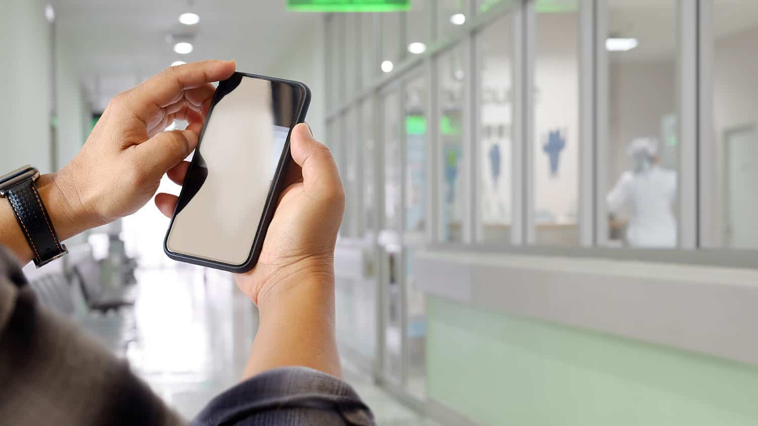 so you’ve got a fairly well-running practice but want to take it to the next level, person using phone