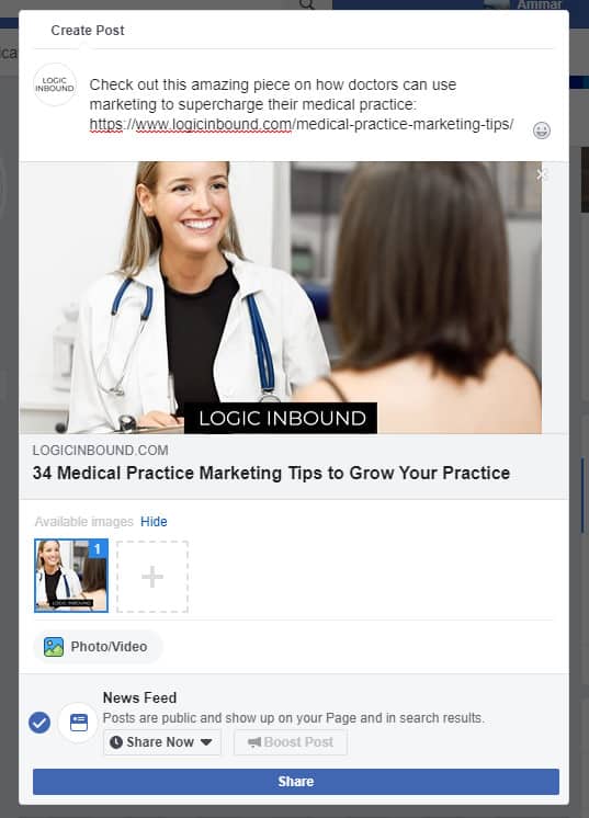 next, you’ll want to utilize facebook’s status update feature to its full potential, create post